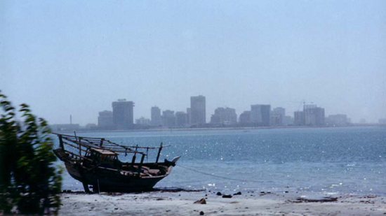 View from Muharraq to Manama 1990